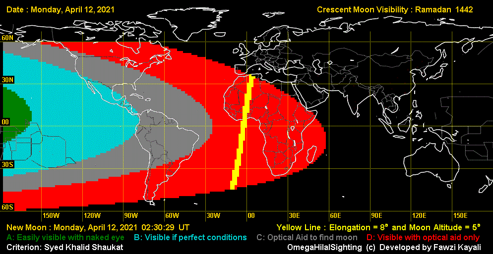 Moonsighting For Ramadan 1442