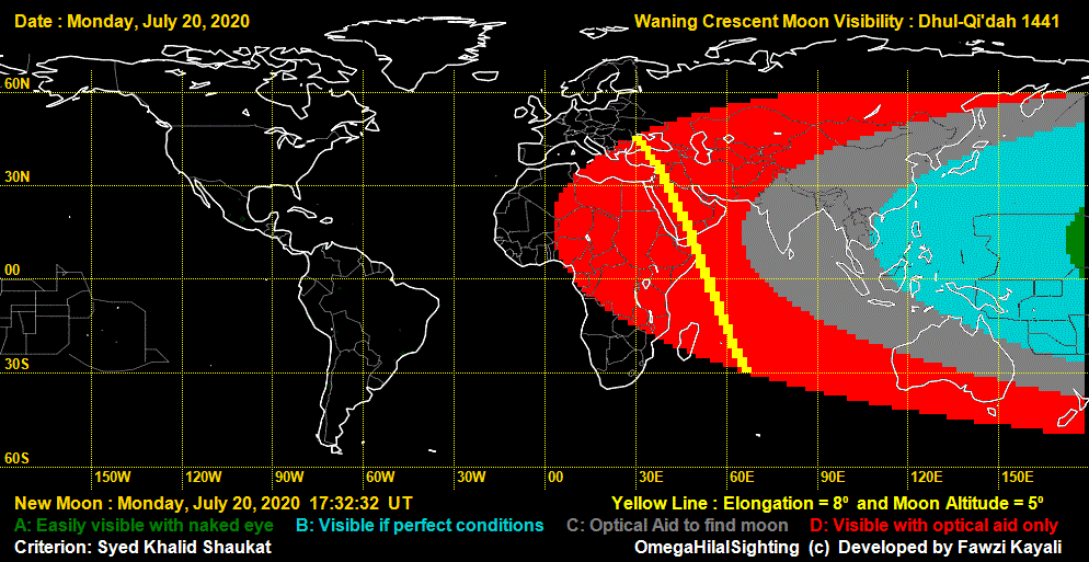 Moonsighting For Dhul Hijjah 1441 Moonsighting For Dhul Hijjah 1441