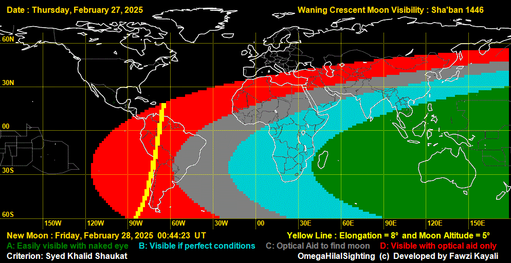 Moonsighting for Ramadan 1446